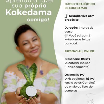 Curso Terapêutico de Kokedamas